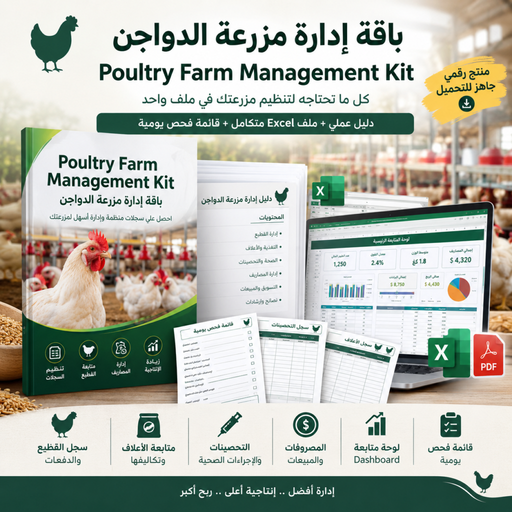 Poultry Farm Management Kit | باقة إدارة مزرعة الدواجن 🐔